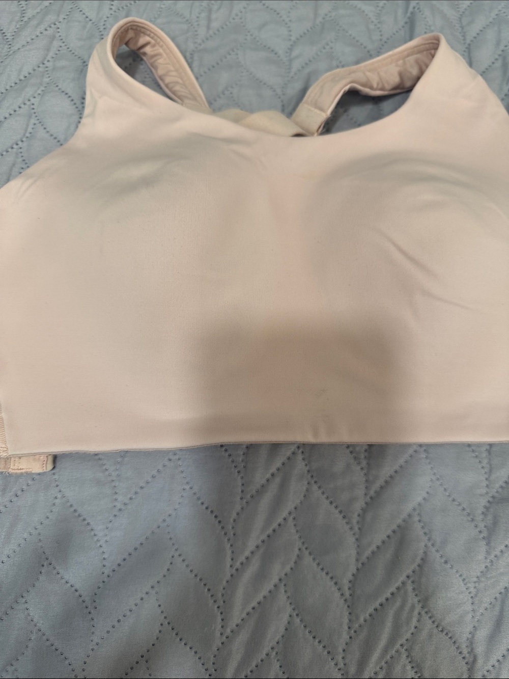 lululemon athletica Pale Beige Racerback Padded Sports Bra